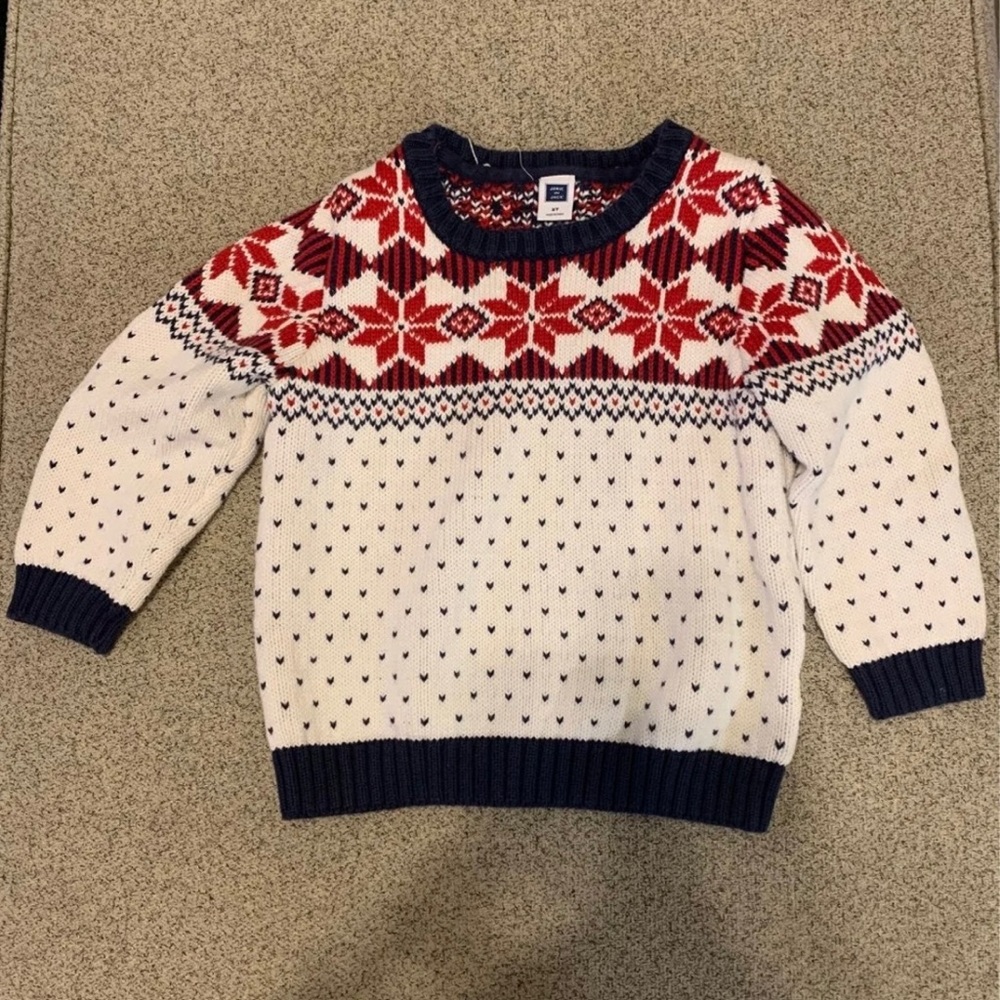 Janie and Jack Holiday Sweater 2T